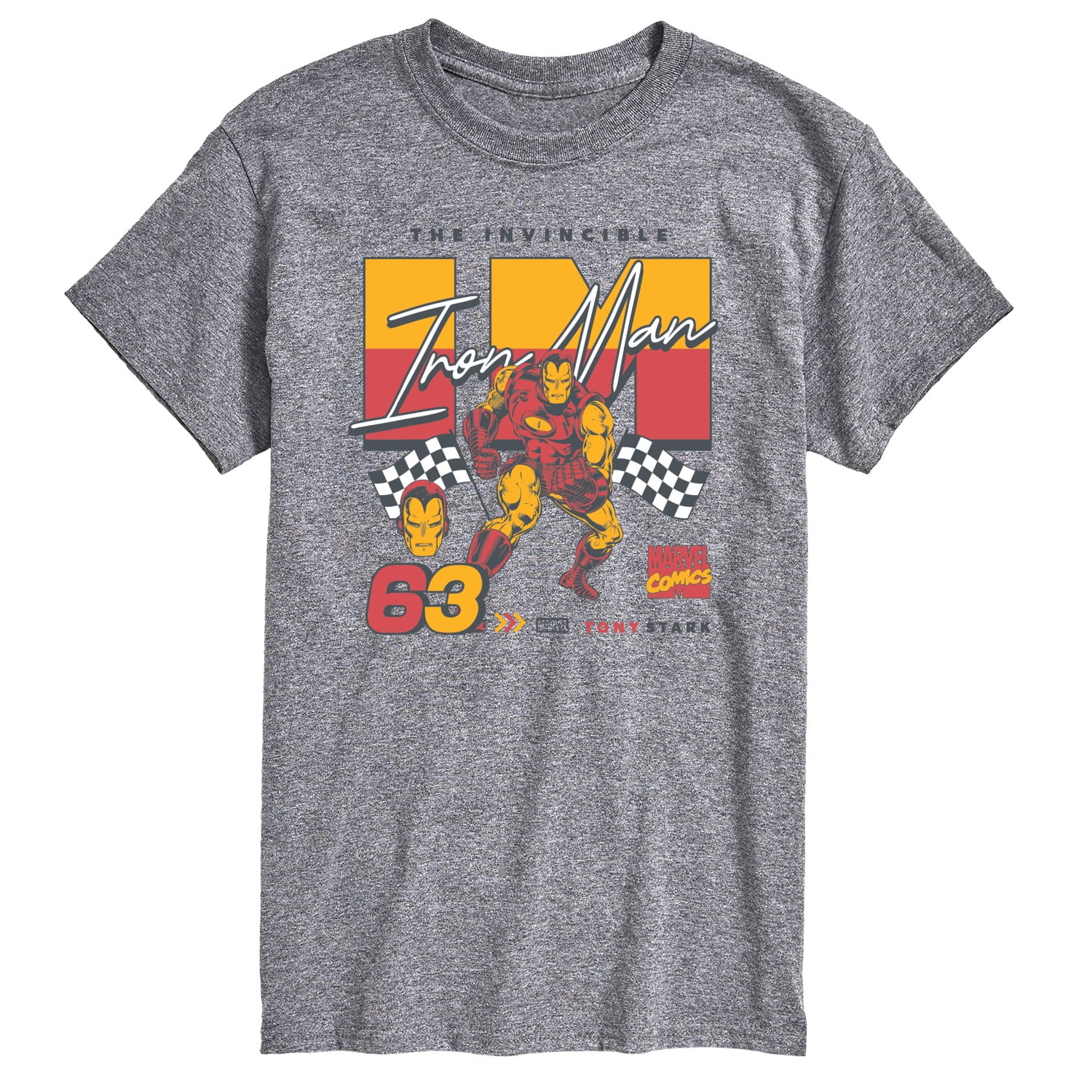 Iron Man - The Invincible - Men's Short Sleeve Graphic T-Shirt