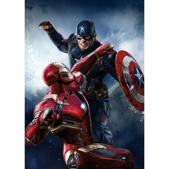 Iron Man Theme DIY Diamond Painting Kits for Adult5D Full Drill Craft Painting Kits Home Wall Decor12 x 16 inch.