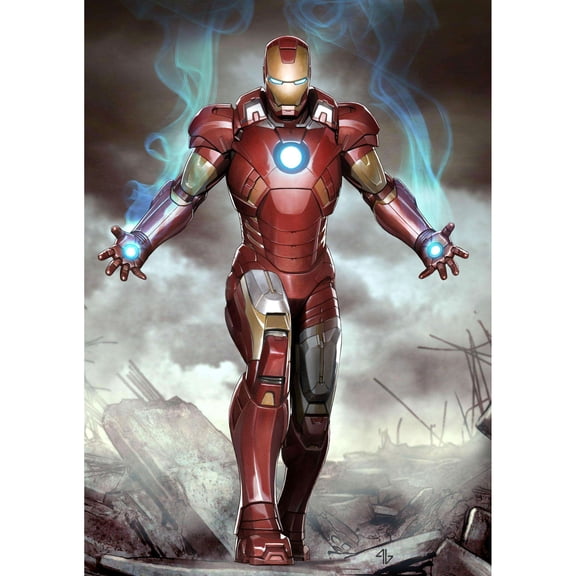 Iron Man Theme DIY Diamond Painting Kits for Adult5D Full Drill Craft Painting Kits Home Wall Decor12 x 16 inch.