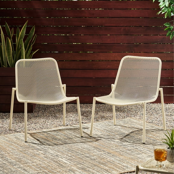 Iron Material, Stackable Structure | Outdoor Summer Movie Nights | Light and Easy - to - Stack Chairs
