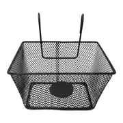 Iron Mesh Bike Basket for Front or Rear Cycling 8.66 in   5.31 in   6.10 in