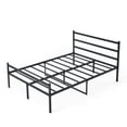 thumbnail image 1 of Iron Metal Bed Frame Concise Style, Iron Platform Bed Frame Metal, Queen Size, 1 of 7