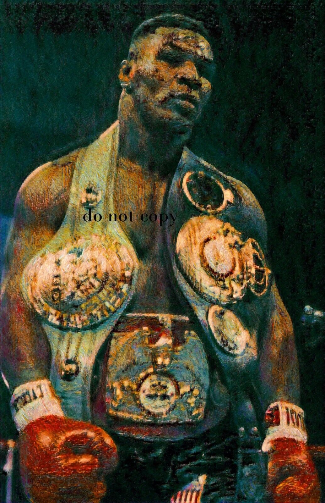 Iron Mike Tyson Poster Boxing Wall Art undisputed Heavyweight Champ