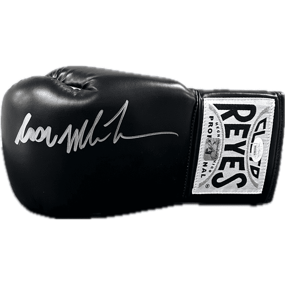 Iron Mike Tyson Signed Left Black Cleto Reyes Glove JSA & Mike Tyson Hologram