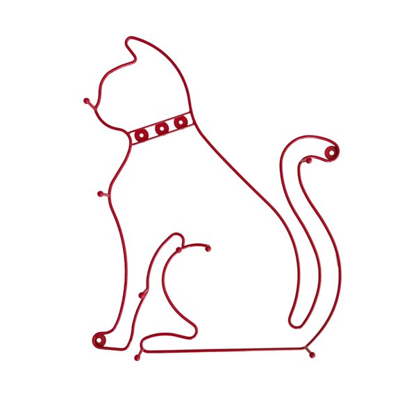 Iron Minimalist Retro Cartoon Cats Wall Hook For Home Decors And Organization