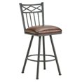 thumbnail image 1 of Iron Mountain 1103126 Alexander Swivel Counter Stool- 26 in. Seat Height - Black, 1 of 2