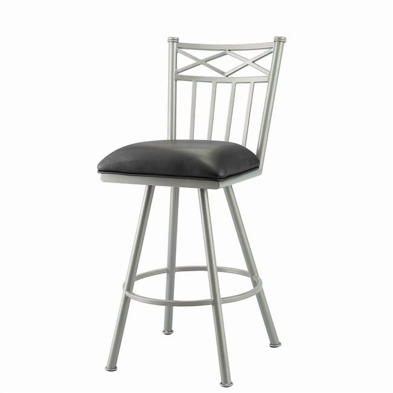 Iron Mountain 1103526 Alexander Swivel Counter Stool - Nickel