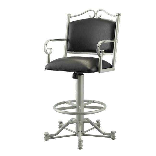 Iron Mountain 3205530 Sherwood Tilt Swivel Bar Stool - Nickel