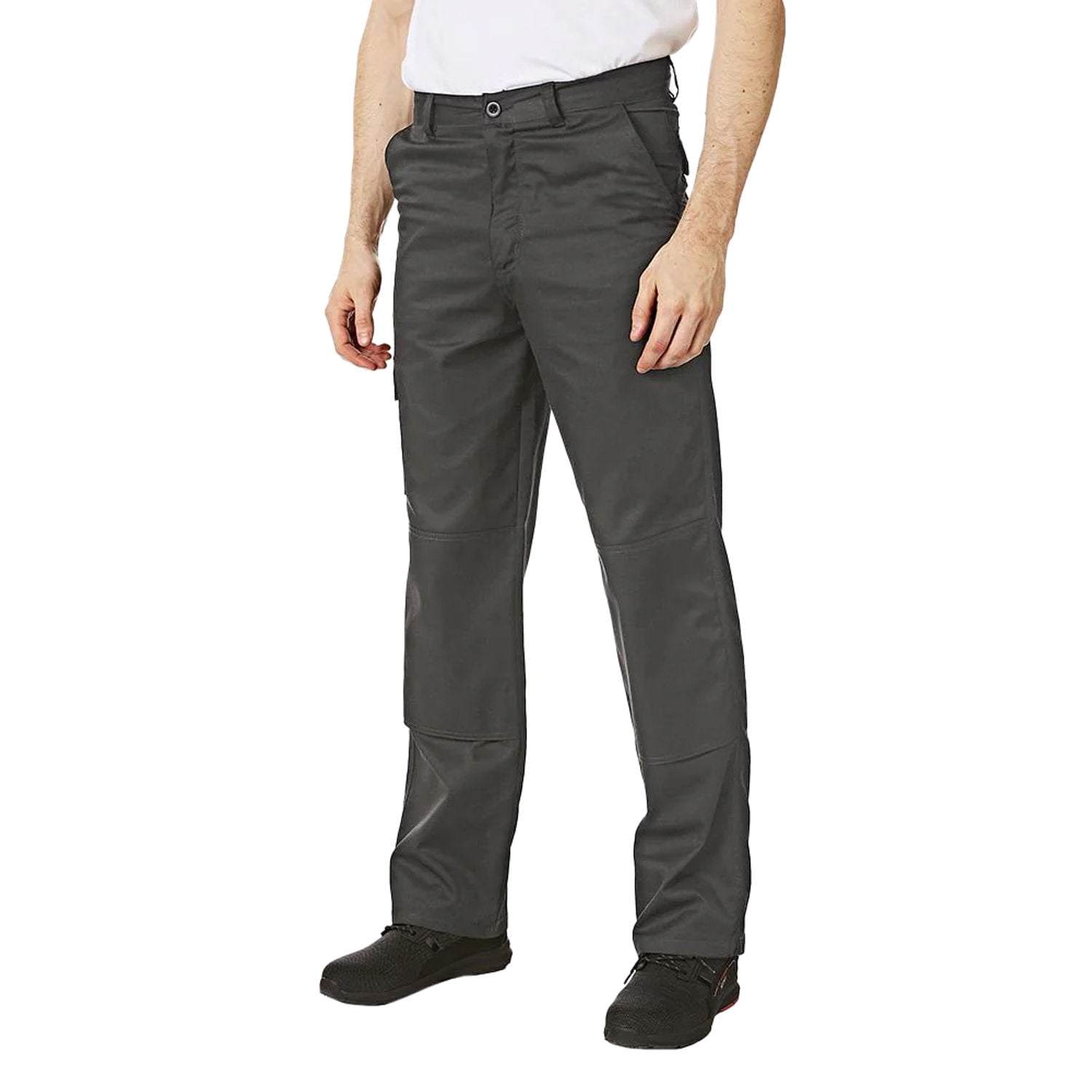 ART.MAS Black Vis Overalls Mens Multi-Pocket Cargo Heavy Duty