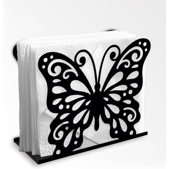Iron Napkin Holder Cattle 135x50x123x1.3mm for DIY
