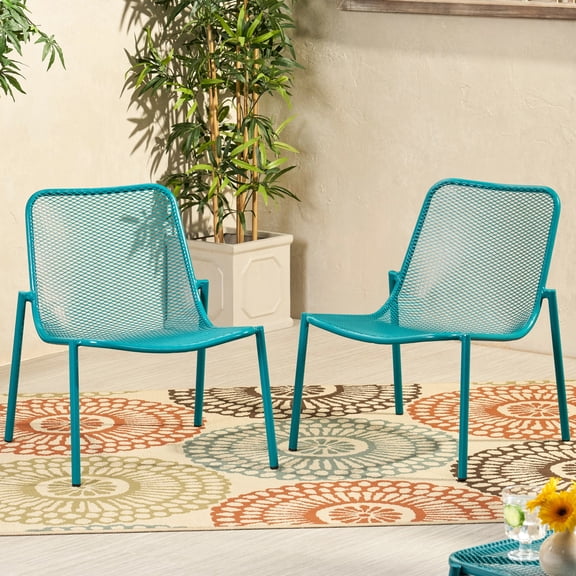 Iron - Narrow Backrests - Patio Coffee Time / Provide Good Support