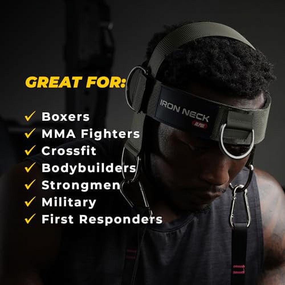 Neck Trainer Neck Harness For Training With Adjustable Neck Strap