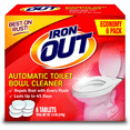 thumbnail image 1 of Iron OUT Automatic Toilet Bowl Cleaner, Repel Rust and Hard Water Stains with Every Flush, Household Toilet Cleaner, Pack of 1, 6 Tablets, 1 of 6