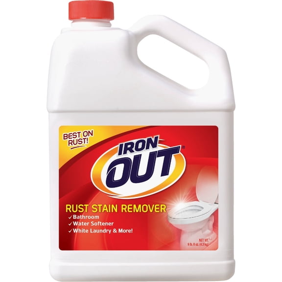 Iron OUT Rust Stain Remover Powder - Concentrated Laundry Stain Remover - 9.5 lb Bottle — Residential Use, Standard Application