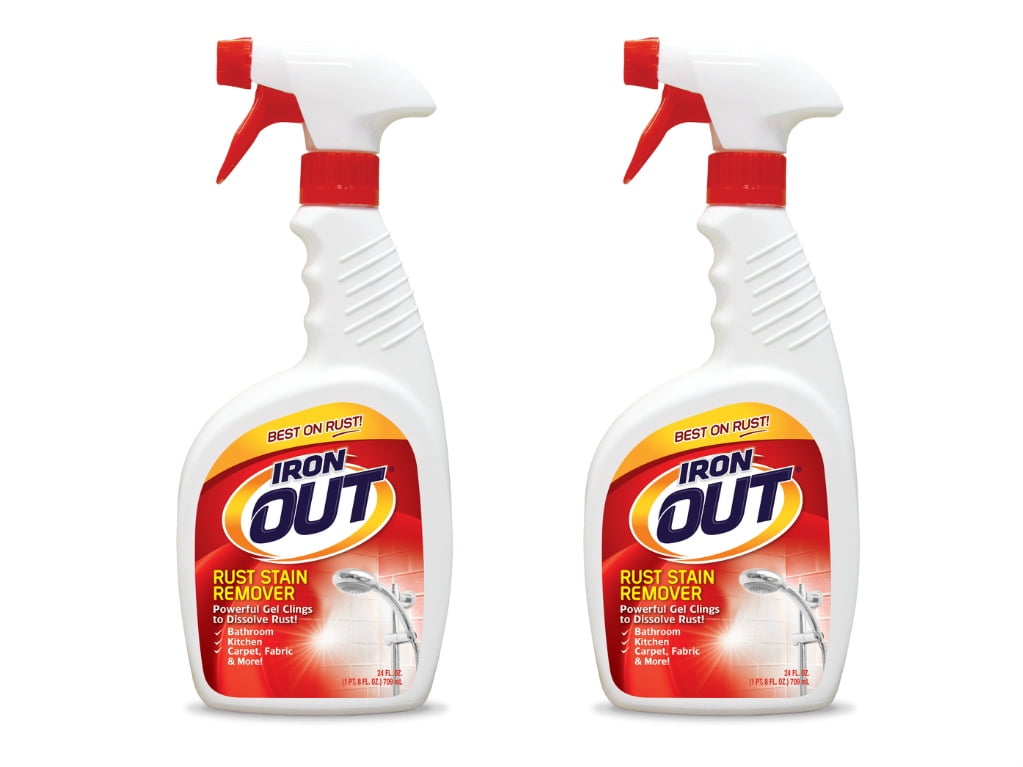 Iron OUT Rust Stain Remover Spray, 24 fl oz, 2 Bottles - Walmart.com