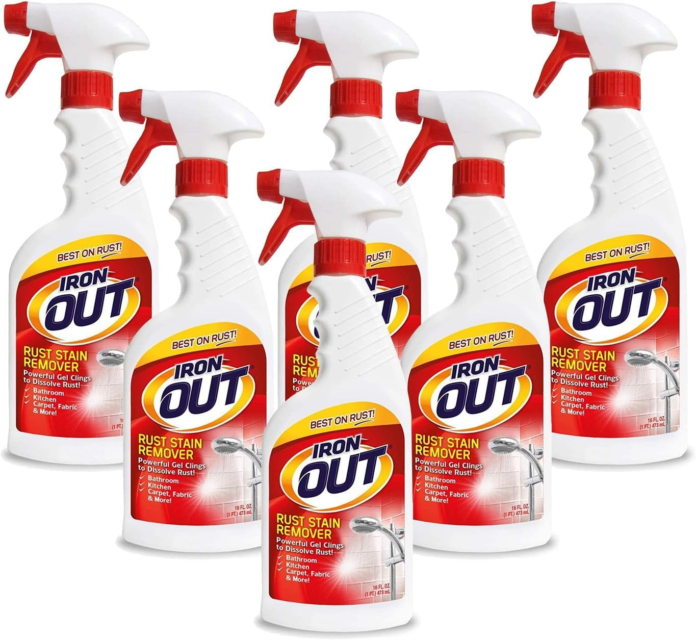 Iron OUT Spray Gel Rust Stain Remover, Remove and Prevent Rust Stains