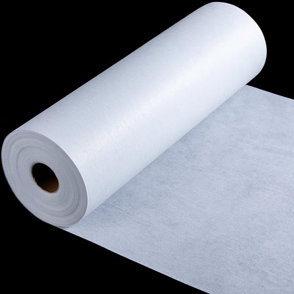 Iron-On Fusible Interfacing 15.7 Inch x 54.7 Yard, Non-Woven Lightweight Apparel Interfacing for Sewing Crafts Bags