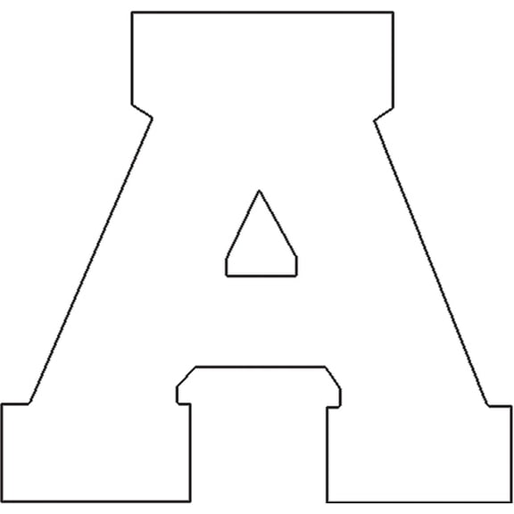 Iron-On Letters 1-1/2" Athletic-Red