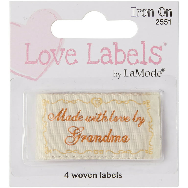 Sewing Labels for Handmade Items - Personalized, Fabric Panel