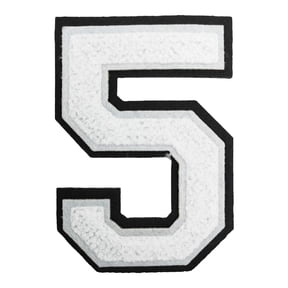 Iron-On Numbers for Clothing, Large Fabric Letters for Backpacks Hats Jeans, No Sew Diy Patch, Customizable Apparel Decor Grey6