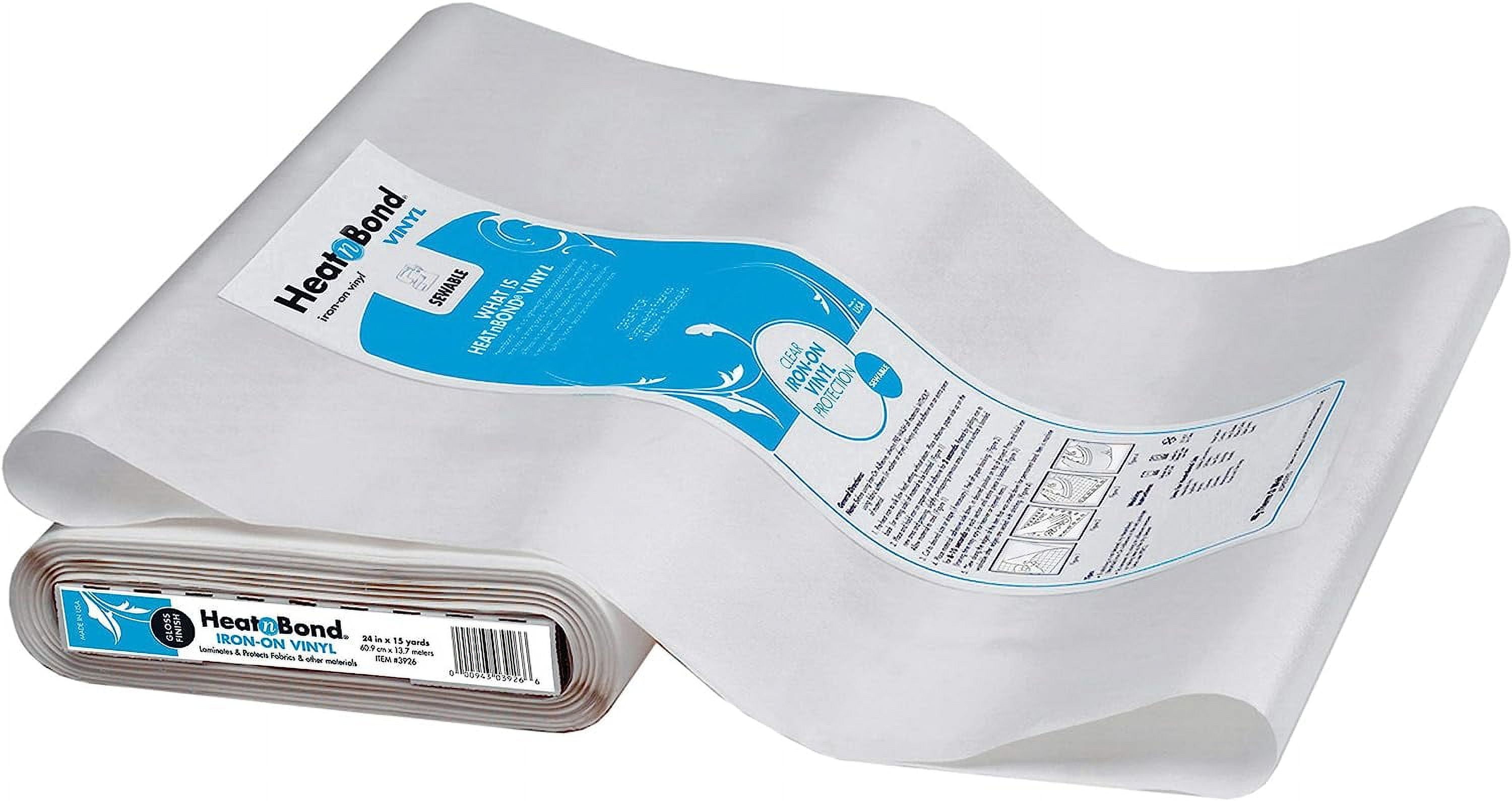 Iron On Vinyl 24" X15 YardsGloss, Clear