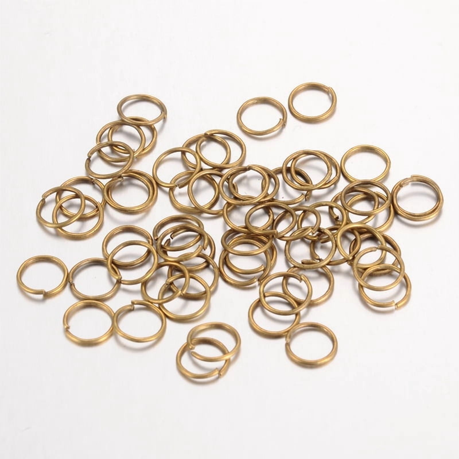 Iron Open Jump Rings Nickel Free Antique Bronze 4x0.7mm 21 Gauge Inner Diameter: 2.6mm about 25000pcs/1000g