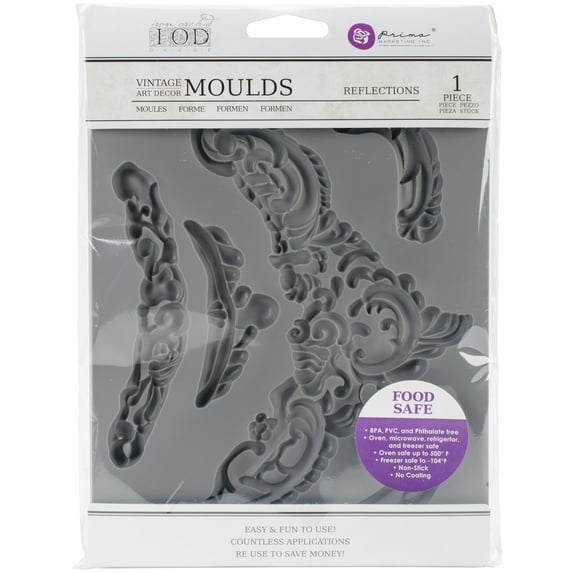 Iron Orchid Designs Vintage Art Decor Mould 6.25"X8"-Reflections