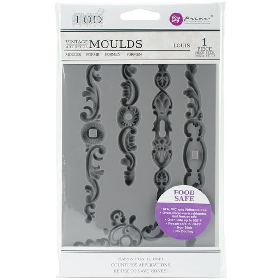 Iron Orchid Designs Vintage Art Decor Mould Louis