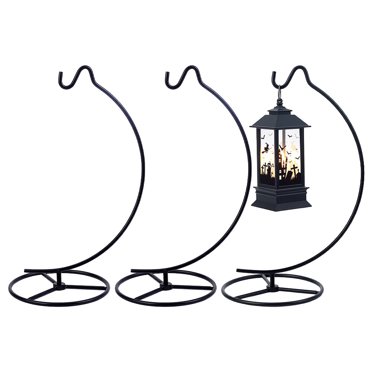 BANBERRY DESIGNS Gold Christmas Ornament Stands - Set Of 8