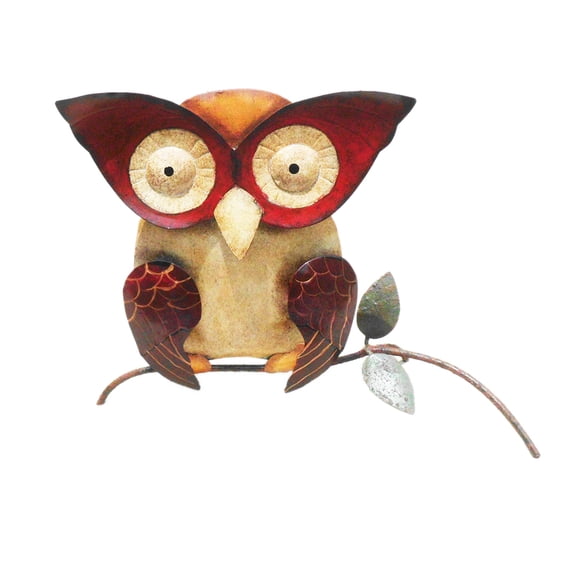 Iron Owl Decor Large
