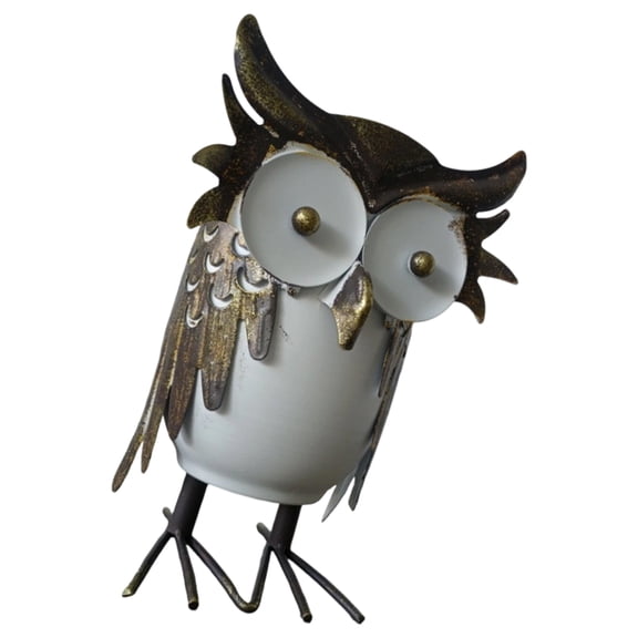 Iron Owl Planter Flower Pots Easy to Moving for Indoor or Outdoor Garden Decoration Multipurpose Planting Option