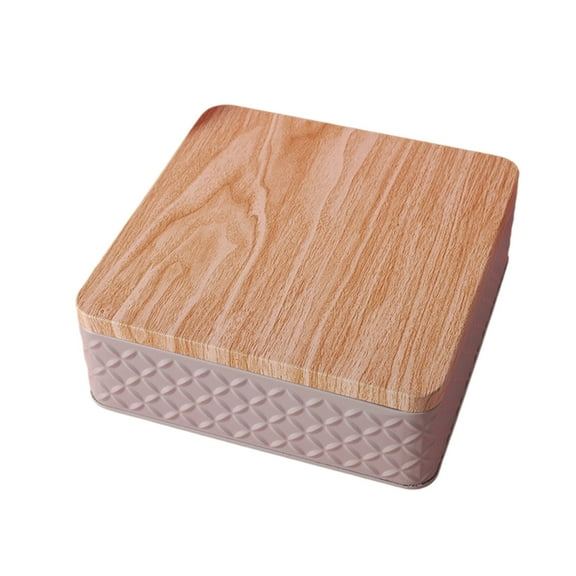 Iron Packaging Box Thousand Layer Cake Snow Cake Storage Box Baked Candy Snacks Iron Box Gift Box