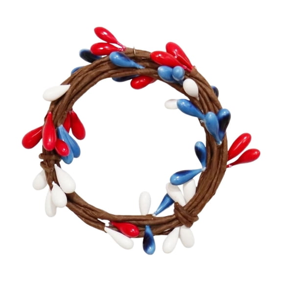 Iron Patriotic Napkin Rings, 4th of july decorations, Heavy Duty Metal Dining Table Holders for Backyard BBQ Settings, Patio Dining Tables & Tailgate Buffets, Independence Day US 250 Party Decor