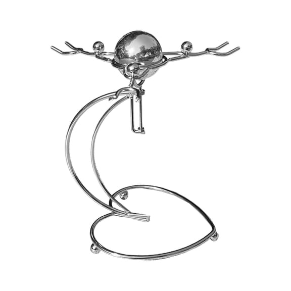 Iron People Balance Figurine Wrought Iron Education Motion Toy for Children Girl Boy Birthday Present