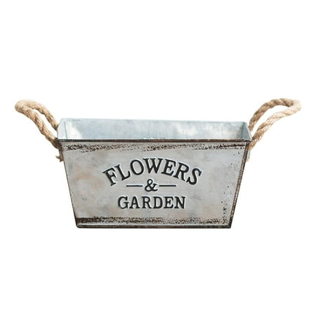 Iron Planter Pot Flower Pots Plant Planter Rustic S