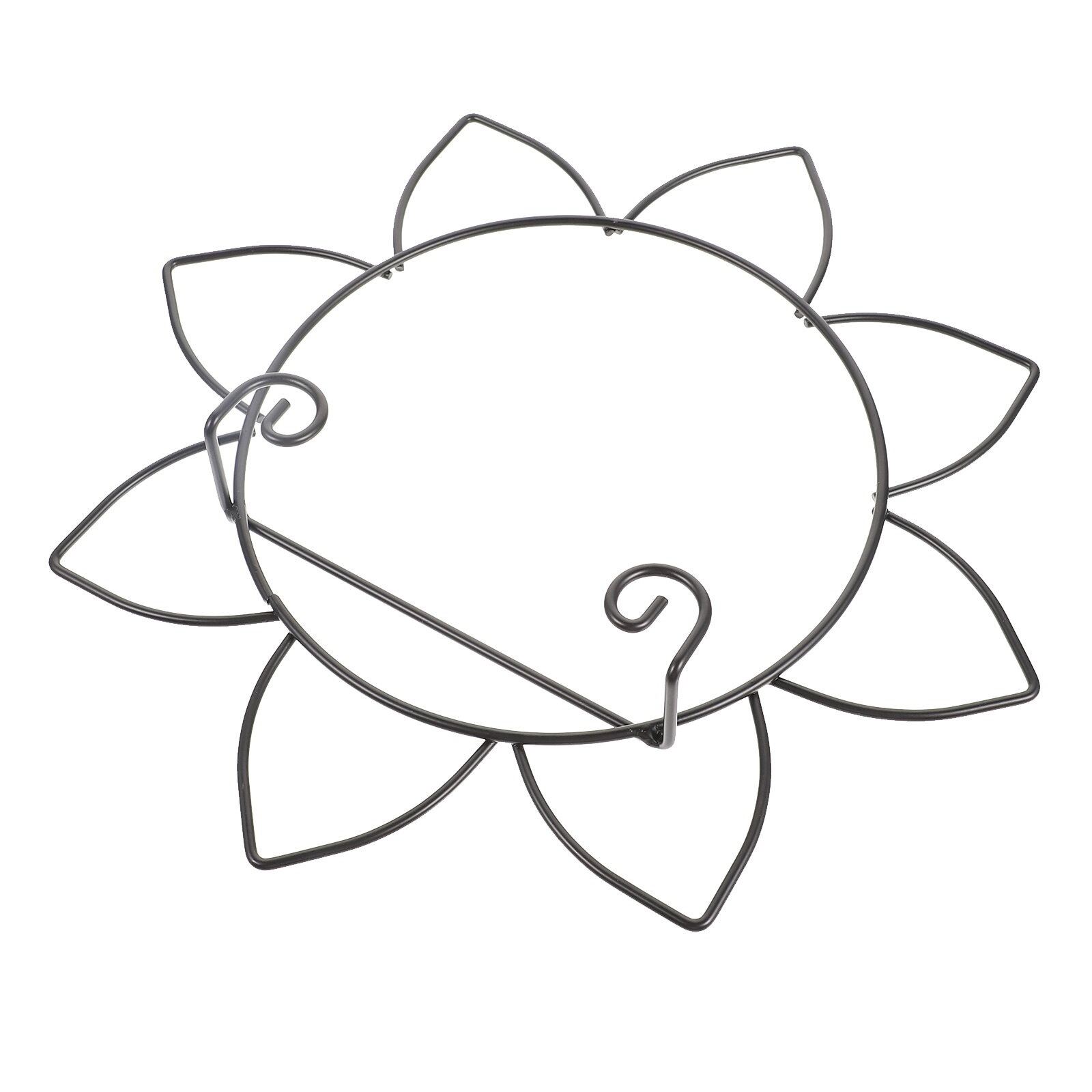 Iron Plate Rack 2 Pack Wall Bowl Holder Kids Hangers Board Easel Stand