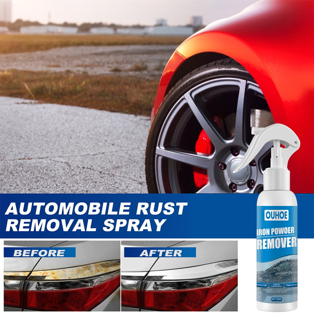 Iron Powder Remover, Car Instant Rust Removal Spray, Multifunctional