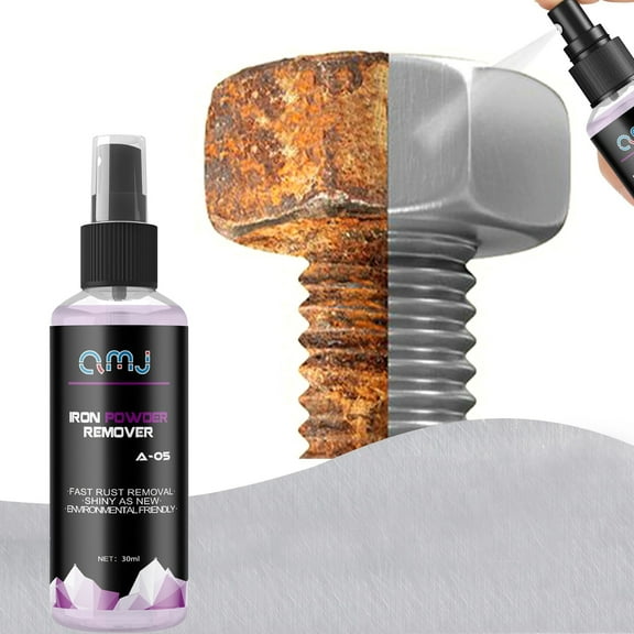Iron Powder Remover - Quickly Dissolves Rust and Oxidation - Ideal for Car Wheels and Metal Surfaces