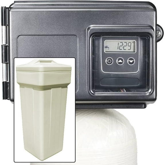 Iron Pro 48K Combination Water Softener & Iron Filter with Fleck 2510SXT Digital Metered Valve - Treat Whole House up to 48,000 Grains by Fleck