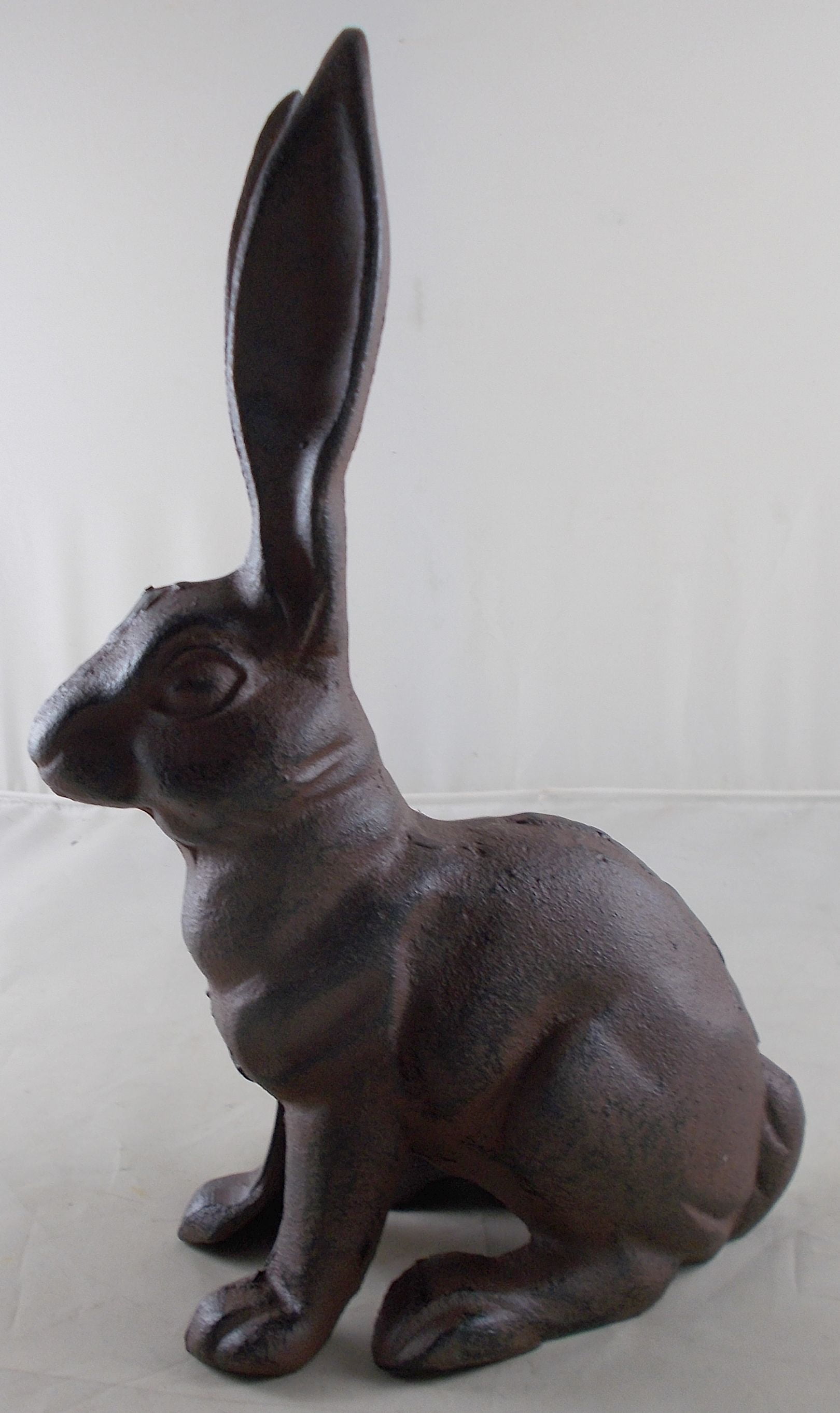 Iron Rabbit Garden Figure Lawn Statue - Walmart.com