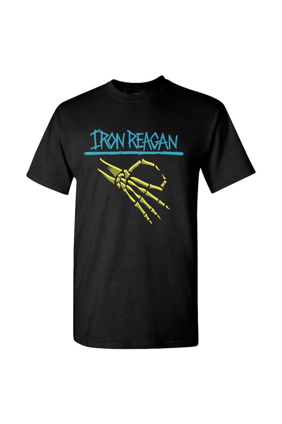 Iron Reagan Skeleton Hand T-Shirt