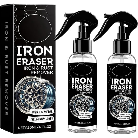 Iron Remover Spray, Car Paint & Wheel Cleaner, Brake Dust & Rust Remover
