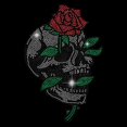 thumbnail image 1 of Iron on Rhinestones Heat Transfer Decal Skull Rose Party Women's T-Shirt Crystal Heat Transfer Hot Fix Stickers Bling Crystal Iron on Festival Decor for DIY Art Craft Clothing, 1 of 6