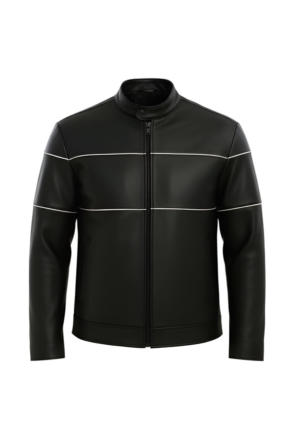 Iron Rogue Mens Lambskin Classic Rider Leather Jacket | Men's Leather Jackets, Black Leather Jacket, Lambskin Jackets, Regular Fit, Two Pockets (S - Small)