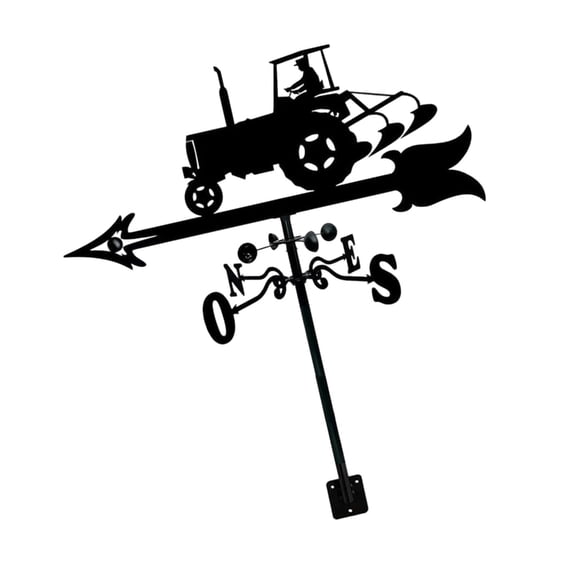 Iron Rooster Weather Vane Metal Wind Direction Light For Garden Yard Roof Decoration Ground Outdoor Accessories