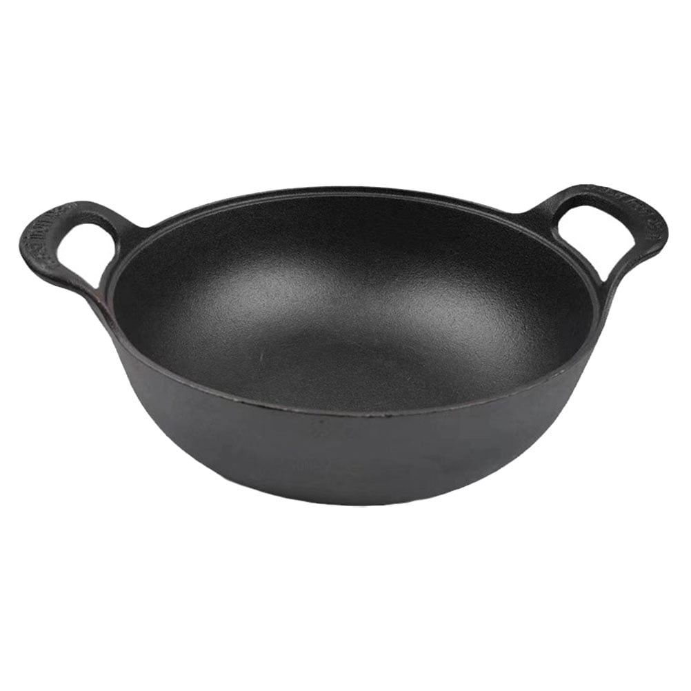 Iron Saucepan Cast Iron Sauce Pan Stew Pot No Coating Nonstick Cooking