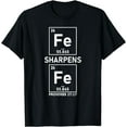thumbnail image 1 of Iron Sharpens Iron Christian Guys Periodic Table Elements T-Shirt, 1 of 3