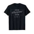Iron Sharpens Iron Christian Men Bible Scripture Gym Workout TShirt