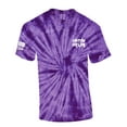 thumbnail image 1 of Iron Sharpens Iron Proverbs 27:17 Heavy Metal Logo Bible Scripture Mens Christian Tshirt Jesus Cross Short Sleeve T-shirt Graphic Tee-Purple Tie Dye-medium, 1 of 1