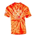 thumbnail image 1 of Iron Sharpens Iron Proverbs 27:17 Mens Christian American Flag Sleeve T-shirt Graphic Tee Graphic Tee-Orange Tie Dye-medium, 1 of 1